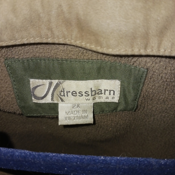 Dress Barn Women's green jacket sz 2x - Picture 4 of 10